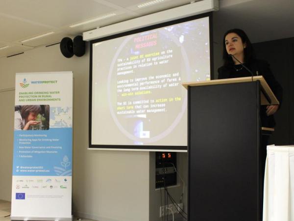 Claudia Muresan, Policy Officer at the European Commission for Water and Agro-environmental affairs