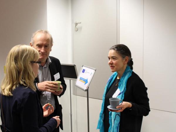 Ellen Pauwelyn, Inagro (Actionlab Belgium), Paul Campling (VITO) and Willemine Brinkman from the Dutch Government Service for Land and Water Management